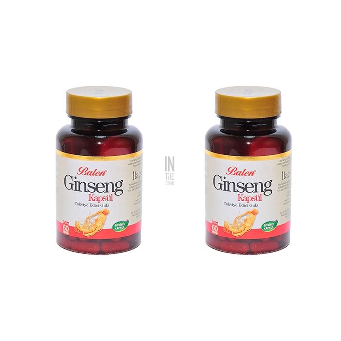 ✱ Ginseng - ginseng capsules for potency